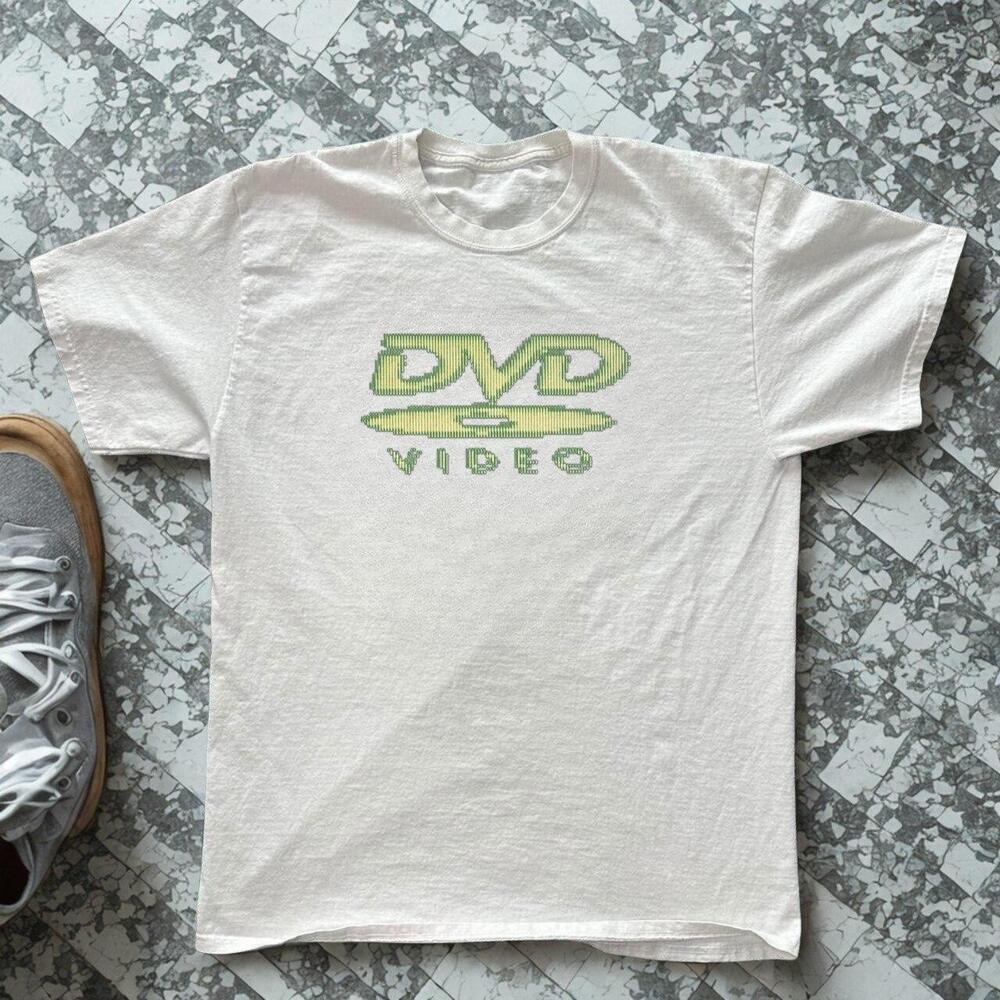 White Dvd Video T-Shirt